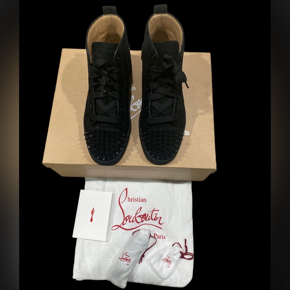 Christian Louboutin x Suede Spiked Toe